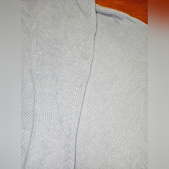 Blue V-Neck Sweater - Picture 13 of 15
